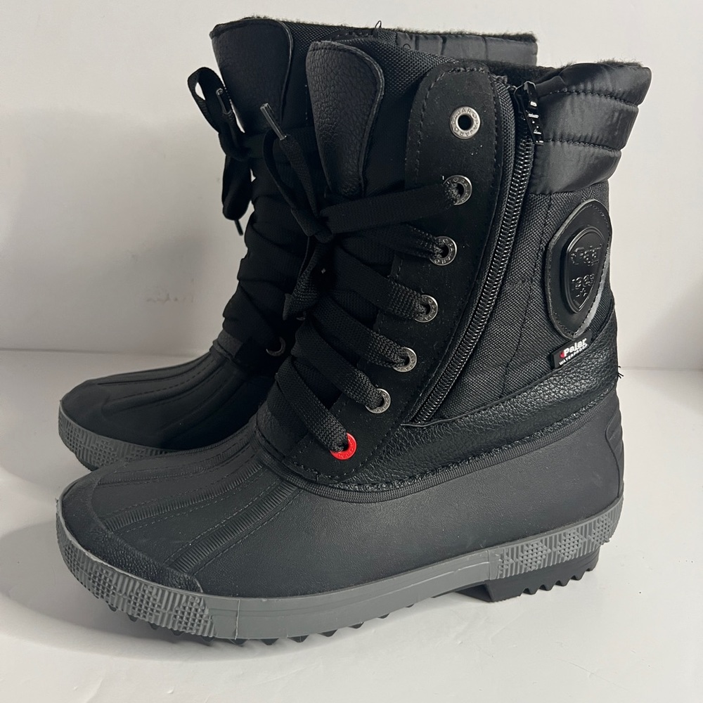 Pajar Canadian Selma Waterproof Duck Mens Boots Black size 7M